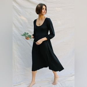 Rachel Pally Modest Marion Dress Black Size Medium